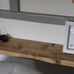 Rustic Narrow Console Table with Hairpin Legs