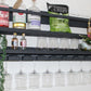 Handmade Wall Mounted Wooden Gin/Wine Bar with Shelf for Bottles and Glass Storage