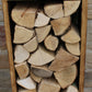 Log Store Indoor Rustic Reclaimed Wood Kindling Firewood Storage