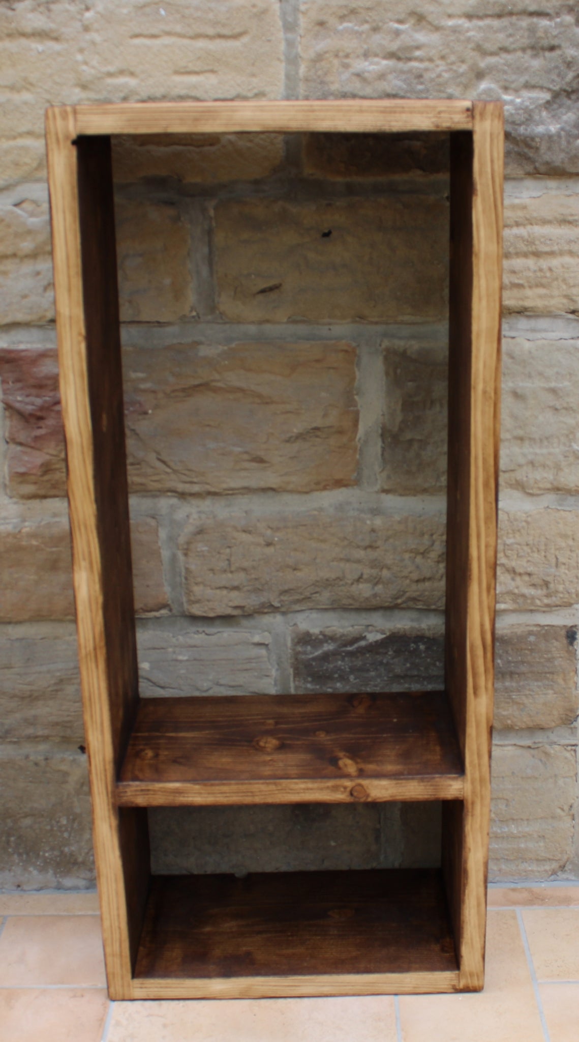 Log Store Indoor Rustic Reclaimed Wood Kindling Firewood Storage