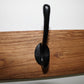 Wall Mounted Antique Style Wooden Coat Rack