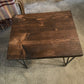 Handmade Side Table on Hairpin Legs