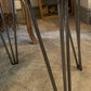 Handmade Side Table on Hairpin Legs