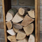 Log Store Indoor Rustic Reclaimed Wood Kindling Firewood Storage