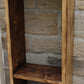 Log Store Indoor Rustic Reclaimed Wood Kindling Firewood Storage